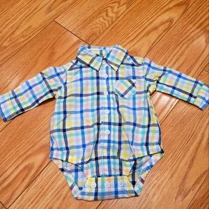CARTER'S NEWBORN BUTTON UP